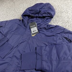 NEW Beyond Clothing Jacket Mens 2XL Navy Blue K7 Cetra Hooded Insulated Coat USA